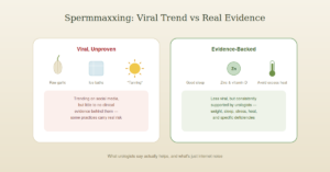 what is spermmaxxing and does it work