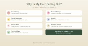 why is my hair falling out causes and solutions