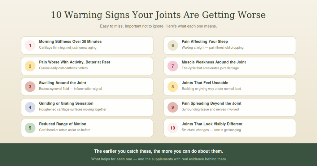 warning signs your joints are getting worse