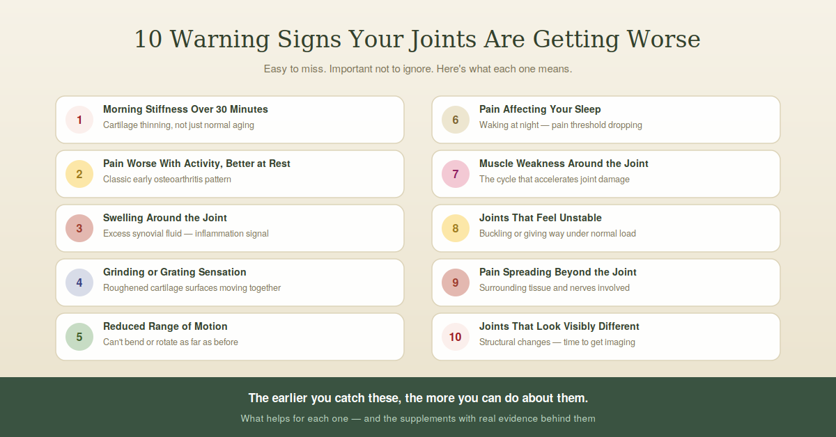 warning signs your joints are getting worse