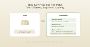 open-label placebo memory study older adults.